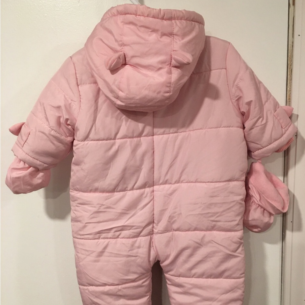 Children’s Place Pink 1 Piece Zipper Snowsuit - Picture 2 of 11